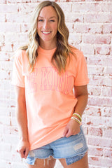 Be Kind Tee - Neon Orange