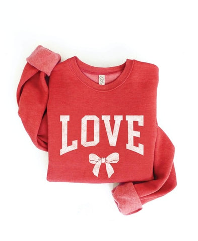 Love Sweatshirt - Heather Red