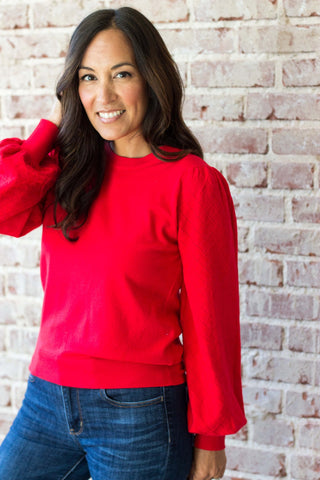 Amelia Sweater - Red