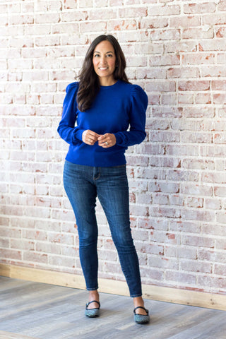 Maddie Sweater - Bright Cobalt Blue