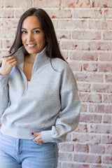 Pippa Pullover - Heather Gray