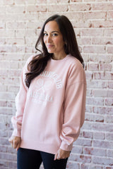 Racquet Club Sweatshirt - Soft Pink