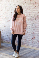 Racquet Club Sweatshirt - Soft Pink