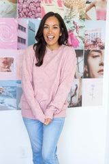 Amora Sweater - Soft Pink