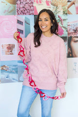 Amora Sweater - Soft Pink